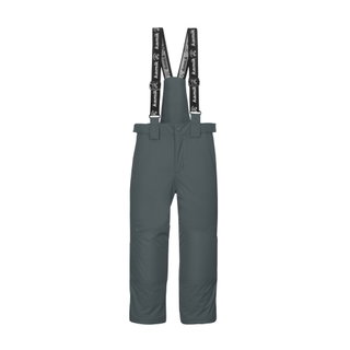 Kamik Winterhose Skihose Harper (wind- und wasserdicht, abnehmbares Träger-/Latz-System) grau Kinder